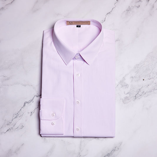 粉紅色斜紋恤衫 UY-E52