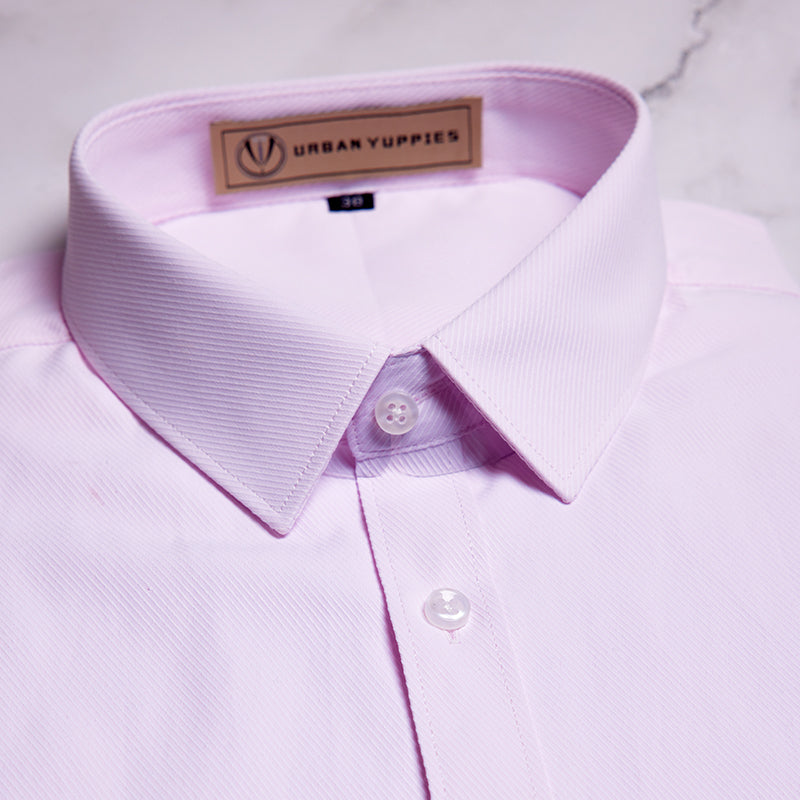 粉紅色斜紋恤衫 UY-E52