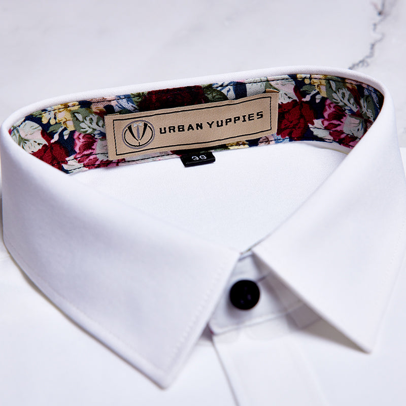 米白色免熨恤衫 UY-F1